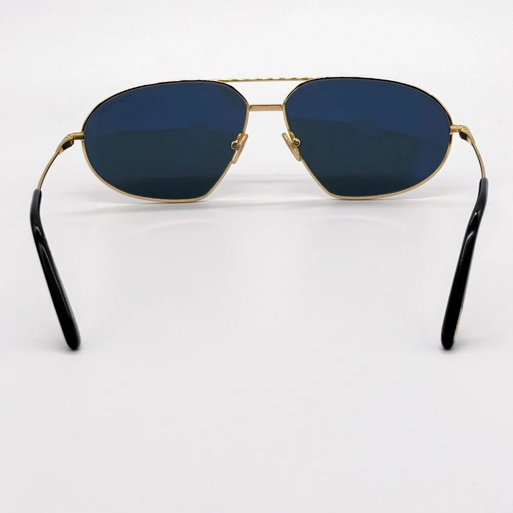 NEW TOM FORD BRADFORD TF771 30A UNISEX SUNGLASSES FT0771/S GOLD GREY EYEWEAR